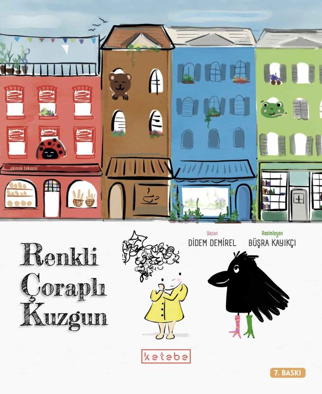 Renkli Çoraplı Kuzgun